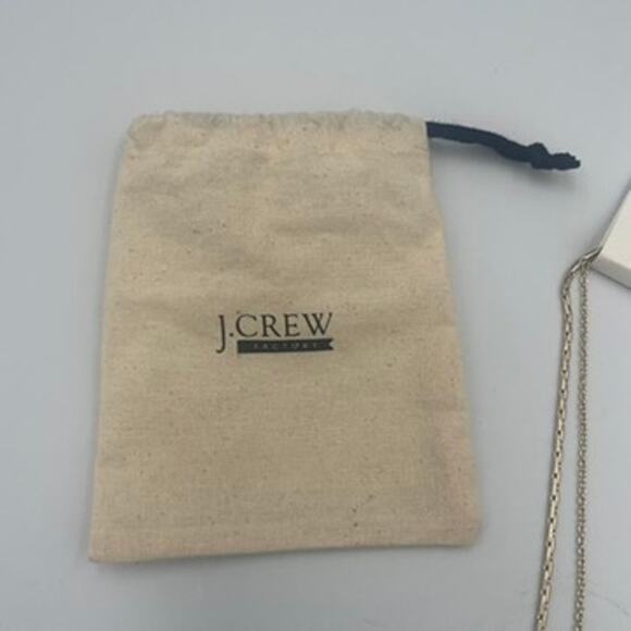 J. Crew Freshwater Pearl Layered Necklace New With Bag Gold Tone - Picture 4 of 5